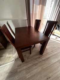 Stół drewniany (rozkładany) 120 cm x 80 cm