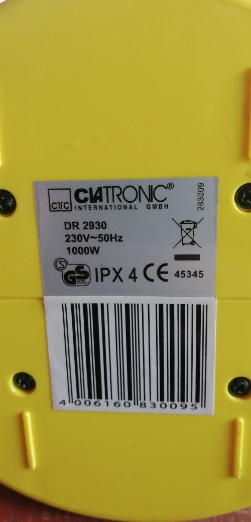 Myjka parowa Clatronic DR 2930 jak nowa