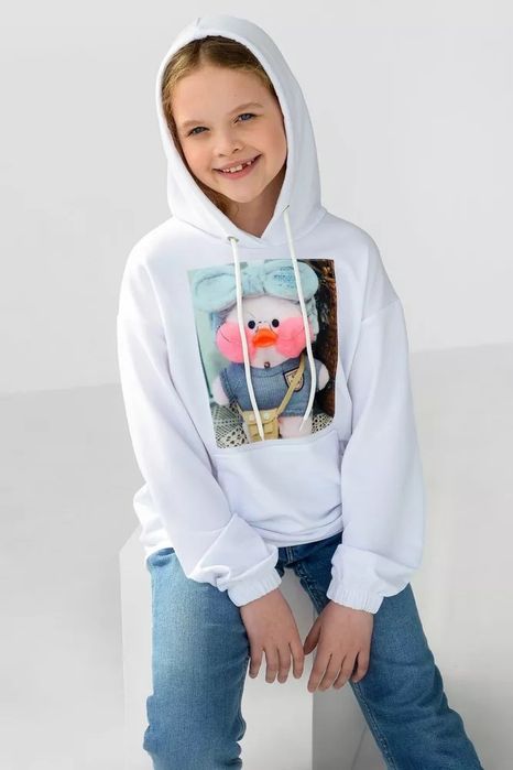 Худі дитячий двонитка з принтом