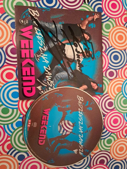 Płyta weekend z autografami