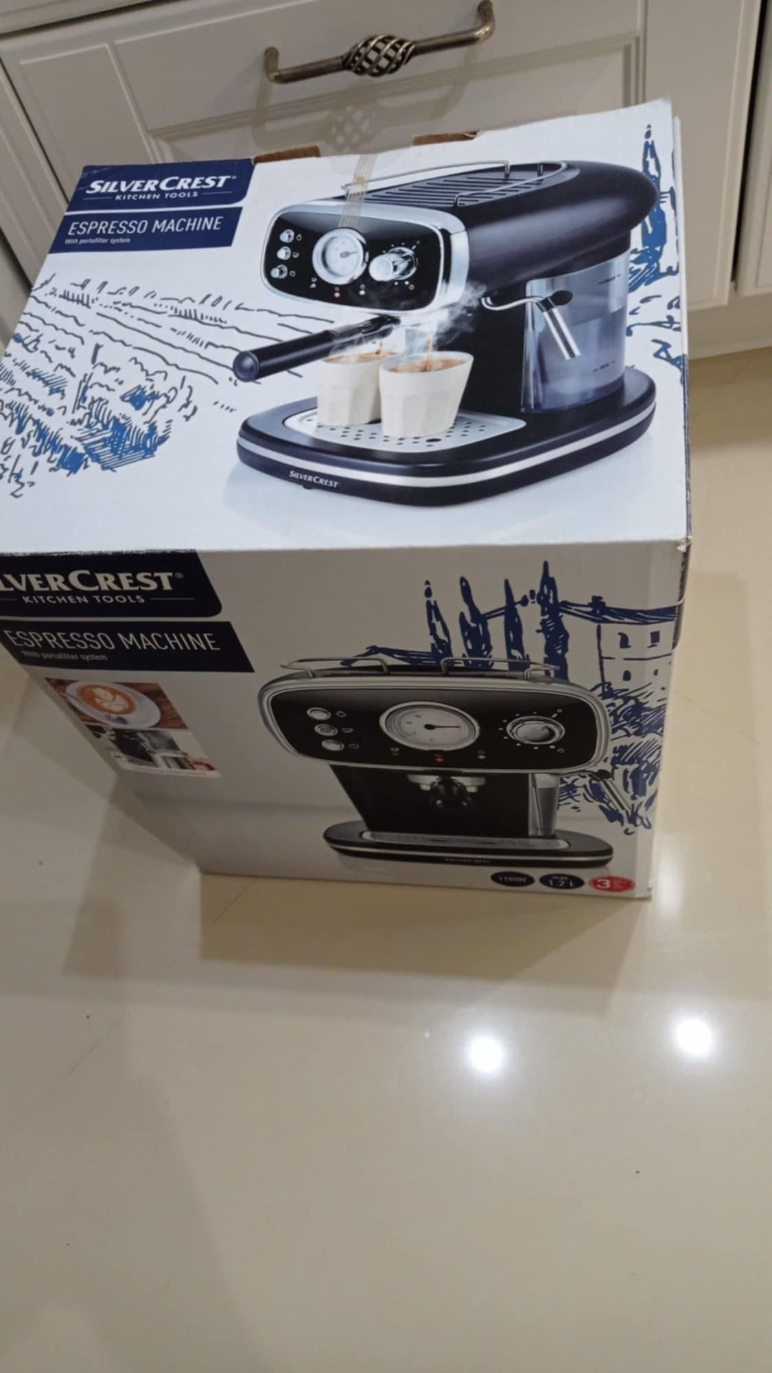 Ekspres ciśnieniowy Kolbowy  SILVERCREST bardz dobry stan -)
