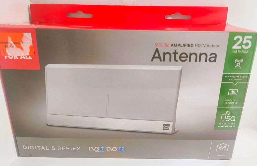 Antena Pokojowa ONE FOR ALL SV9386/5G DVBT/2