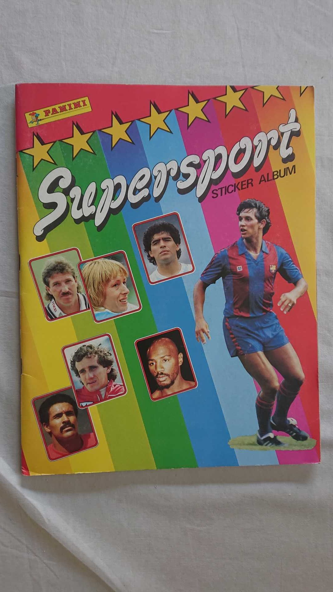 Caderneta SuperSport 1987 - Panini