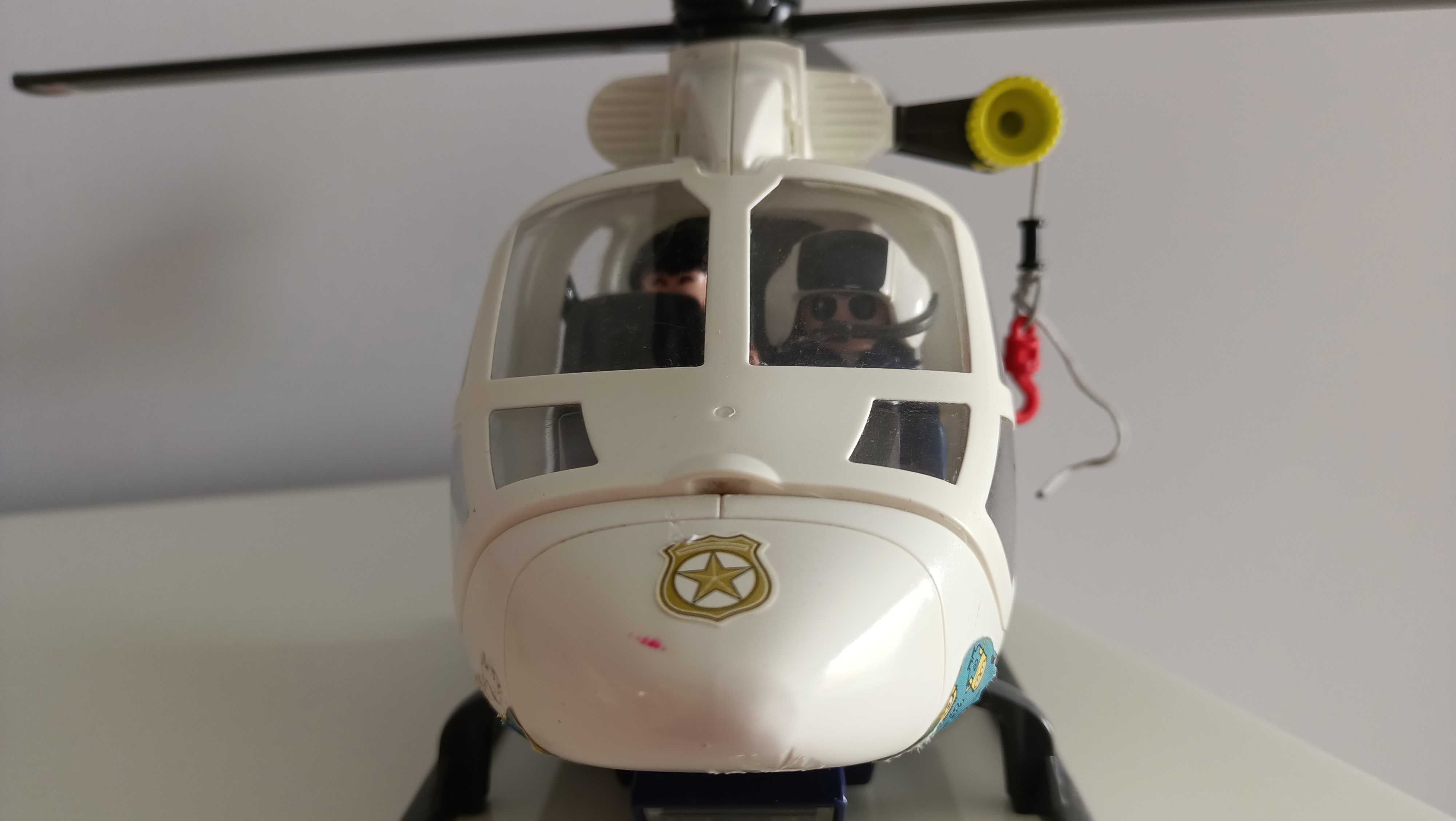 Playmobil zestaw 13 ludzików i helikopter