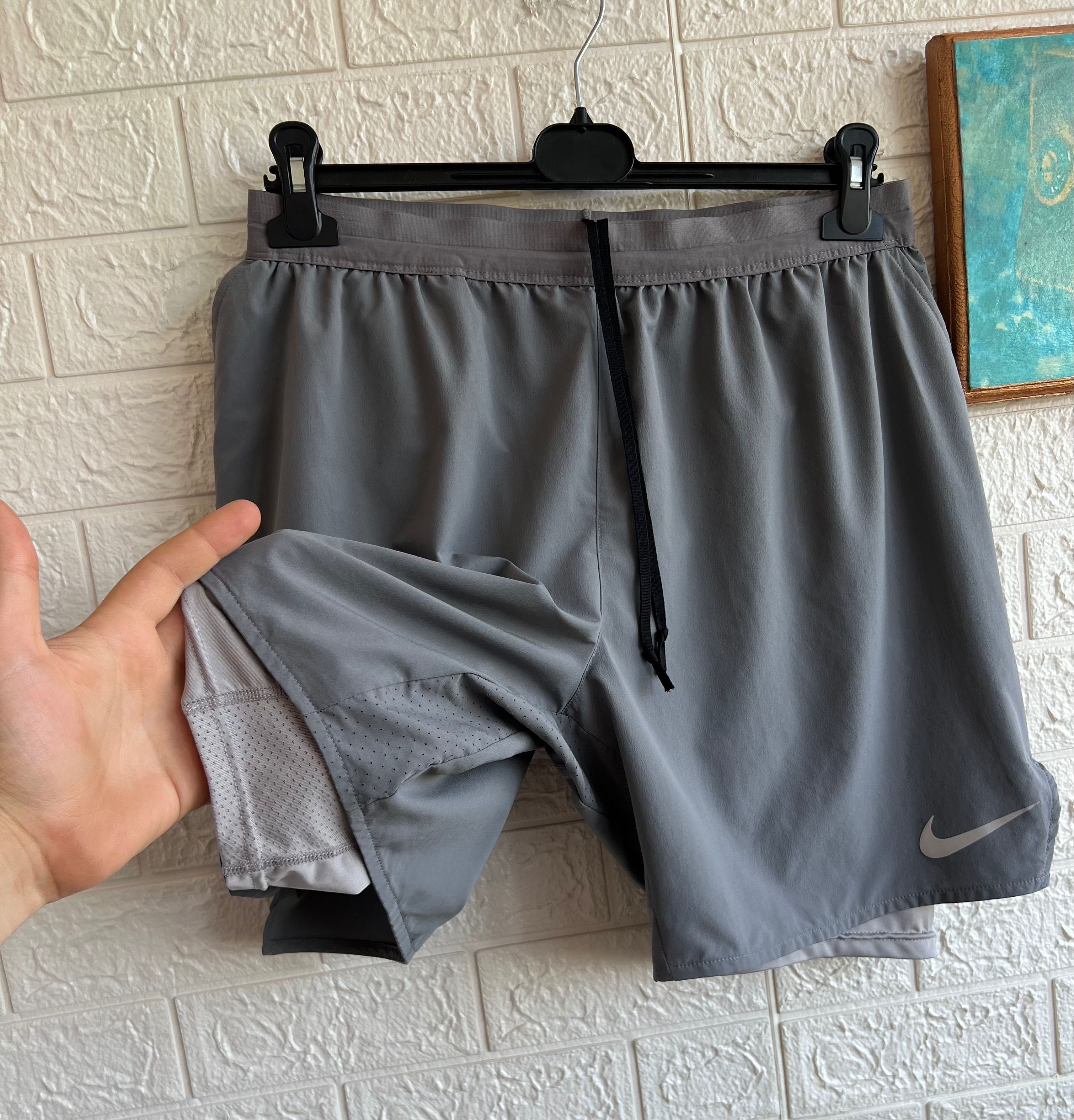 Шорти Nike 2в1 Dri-fit pro running з лосінами рЛ