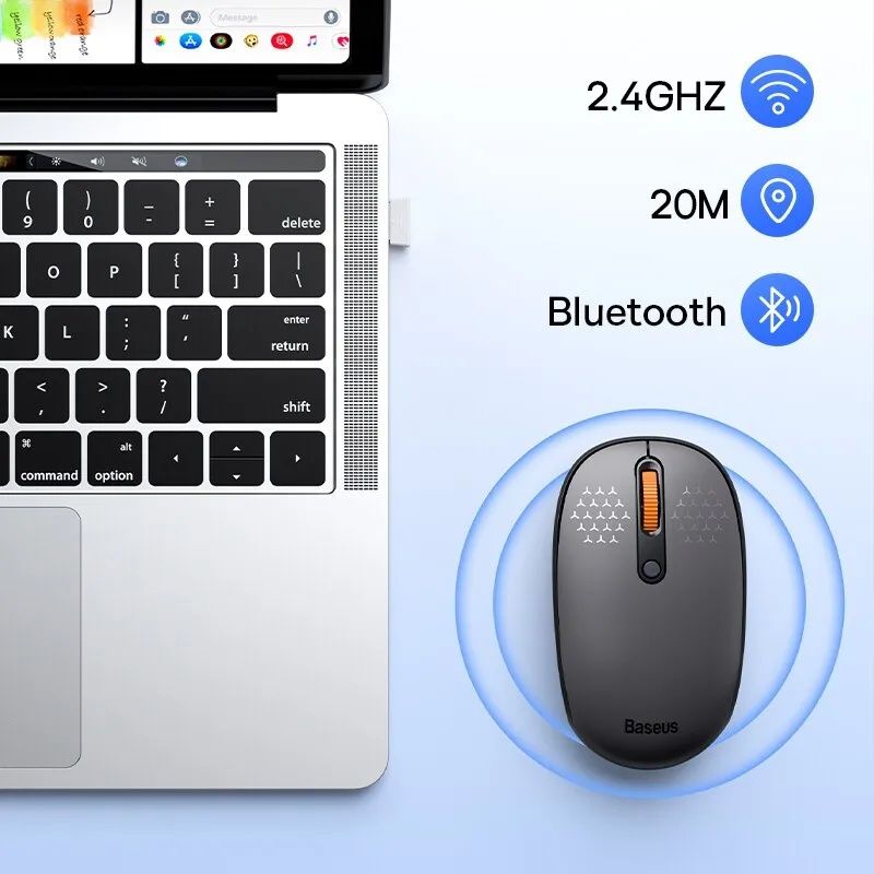 NOWA mysz bezprzewodowa BASEUS 2.4 GHz bluetooth 5.0 OKAZJA