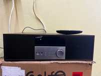 2szt LONPOO Kompaktowy zestaw stereo Drewno HiFi CD Bluetooth FM USB