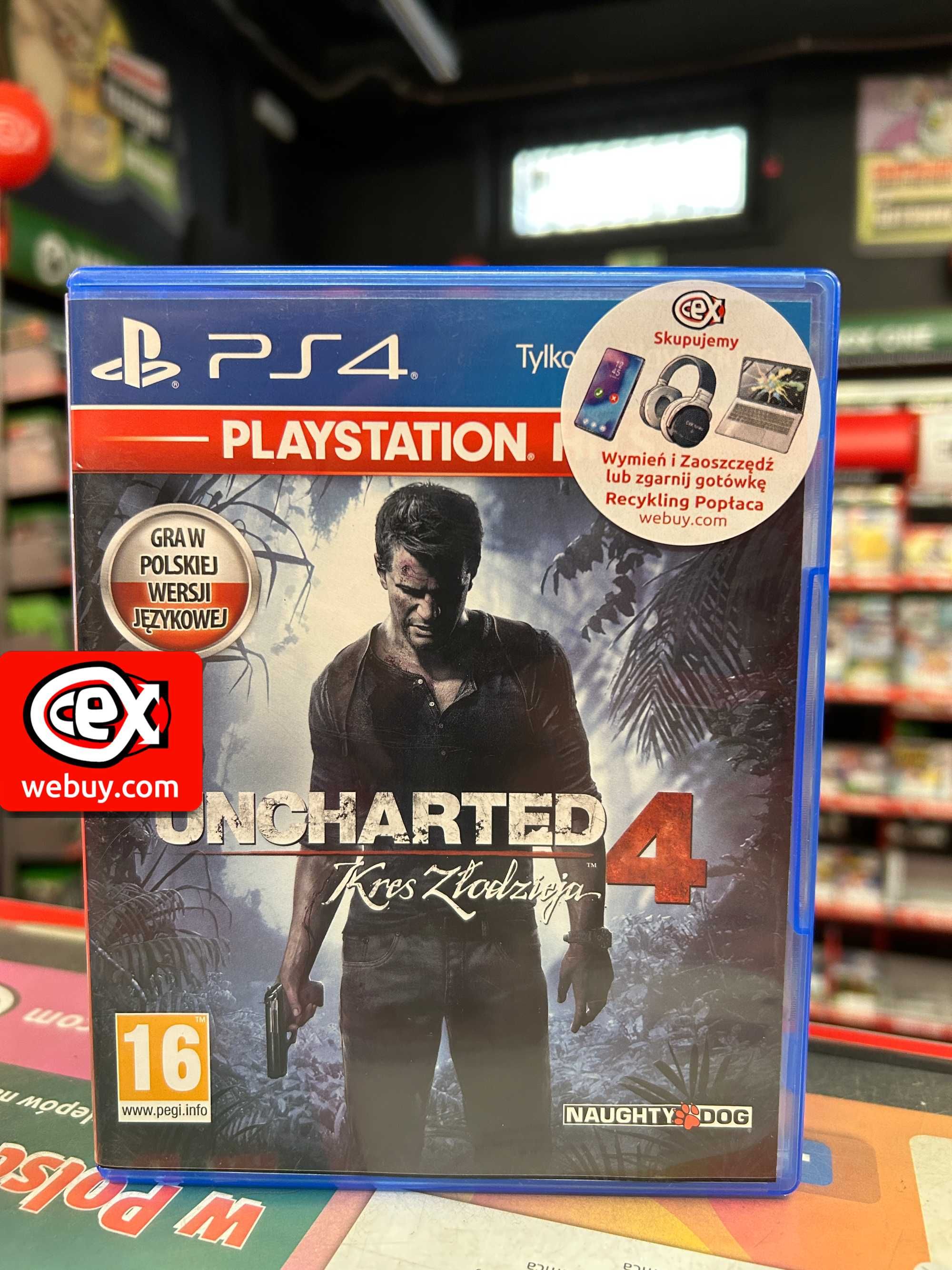 Gra Uncharted 4: A Thief's End CeX Poznań