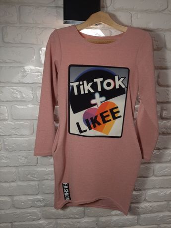 Платье Tik-Tok + Like