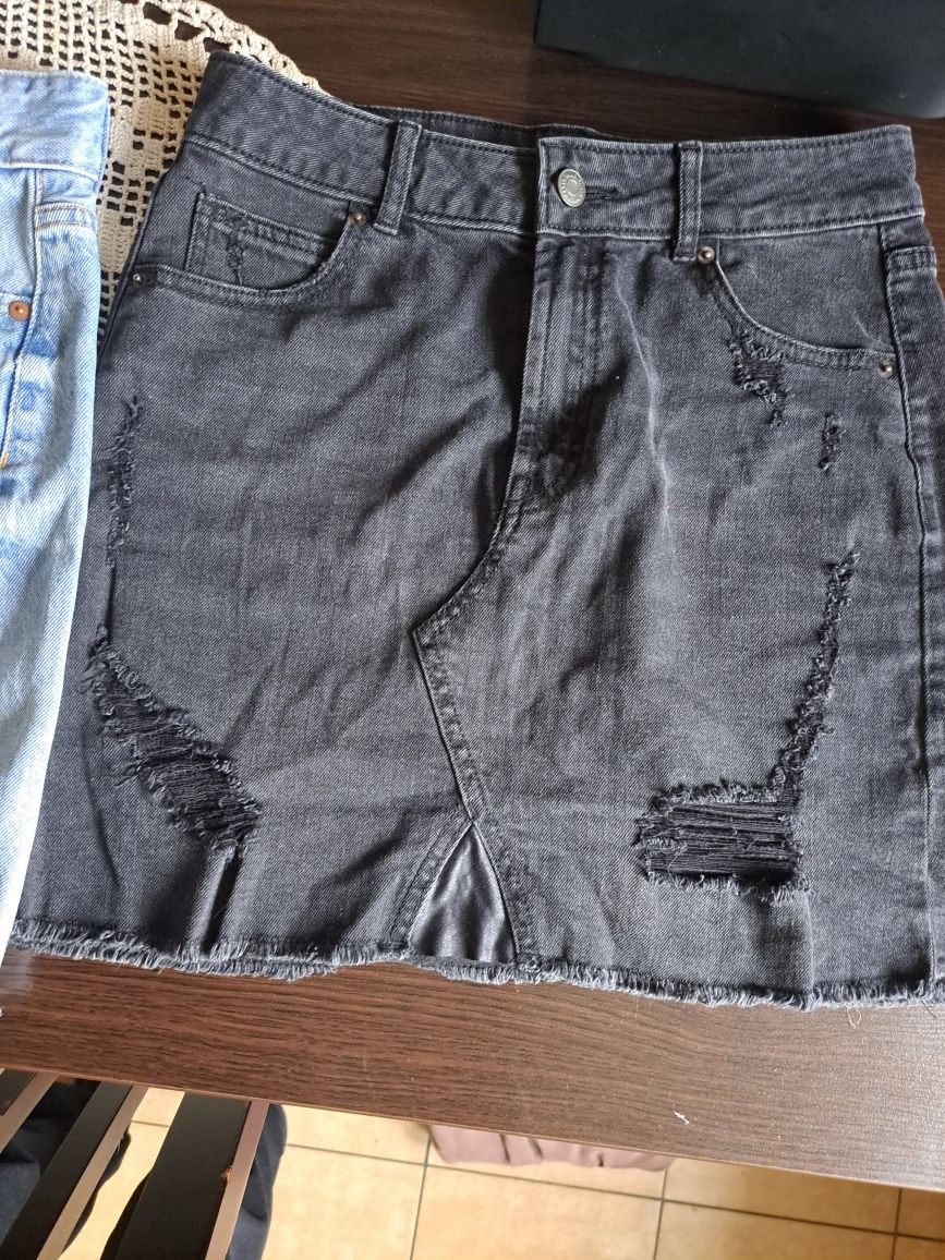 spodnice jeansowe h&m 36