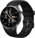 Smartwatch męski, damski okrągły, czarny, AMOLED 1,32", Rozmowy, AEAC