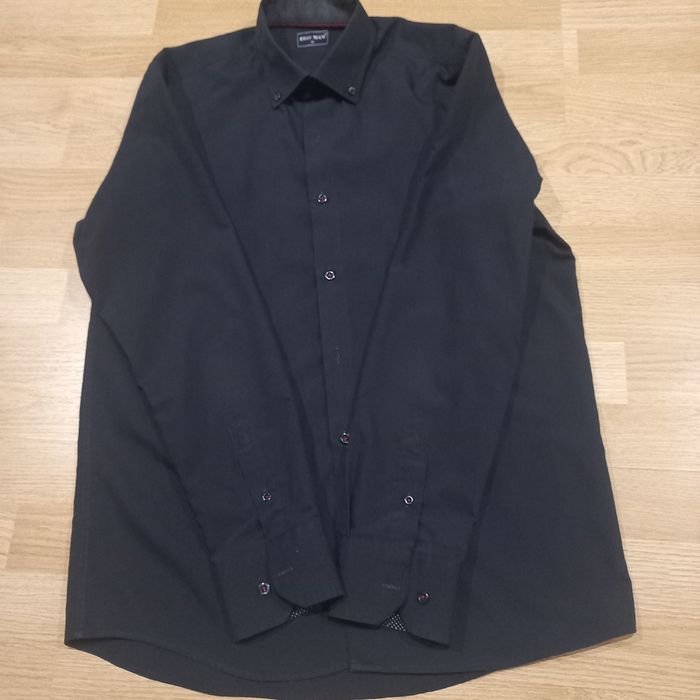 Koszula męska ciemnogranatowa