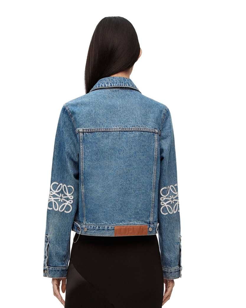 Куртка джинсова Anagram Jacket In Denim Mid Blue Denim