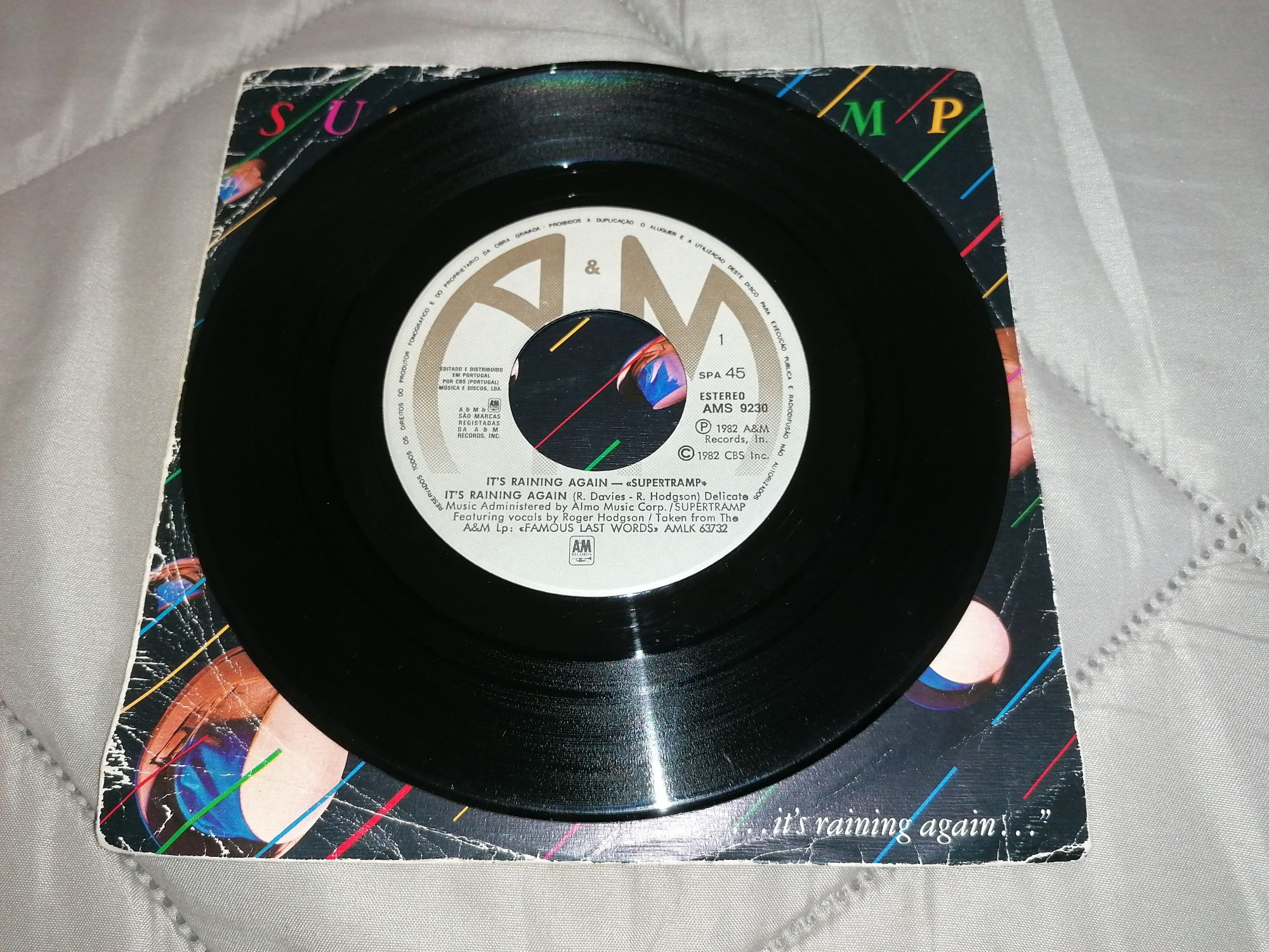 Vinil / Vinyl - Supertramp " its Raining Again " 1982