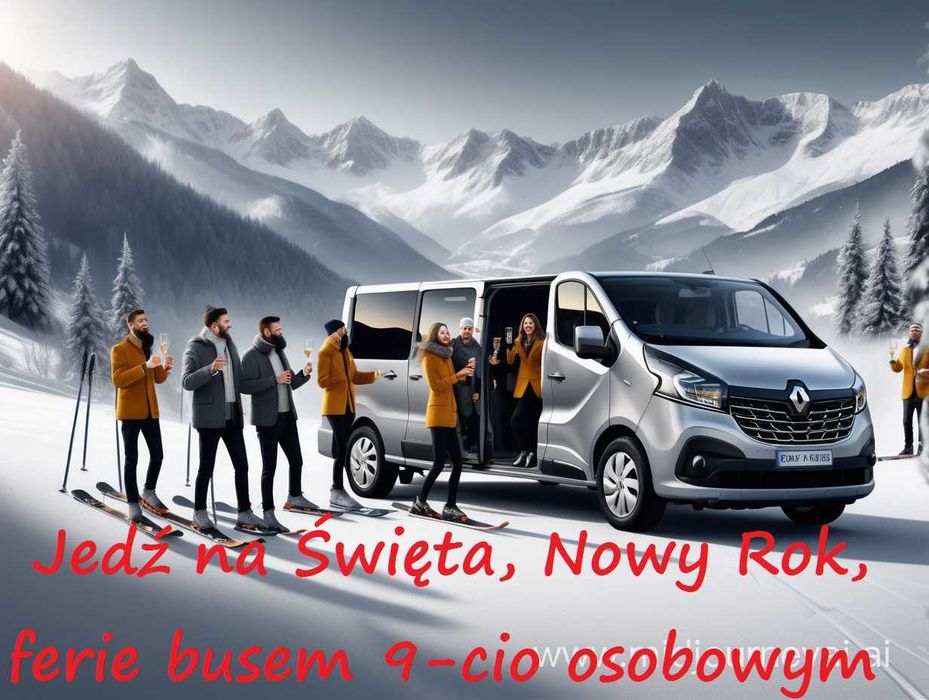 Renault Trafic 9 osobowy na wynajem także z kierowcą Ostatnie terminy
