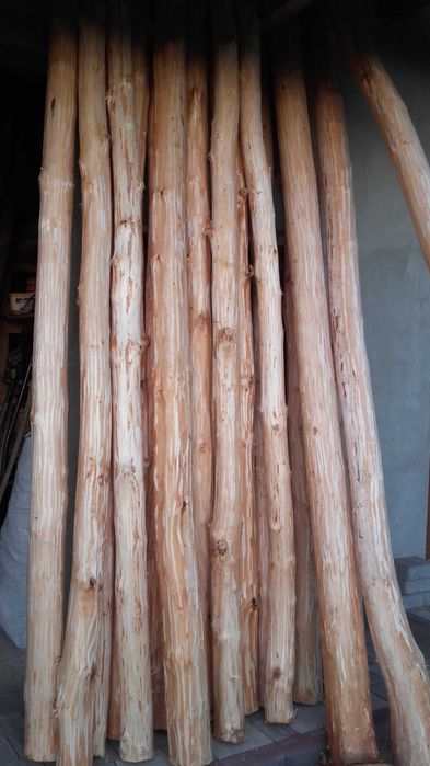 słupy słupki żerdzie huśtawka altana pergola