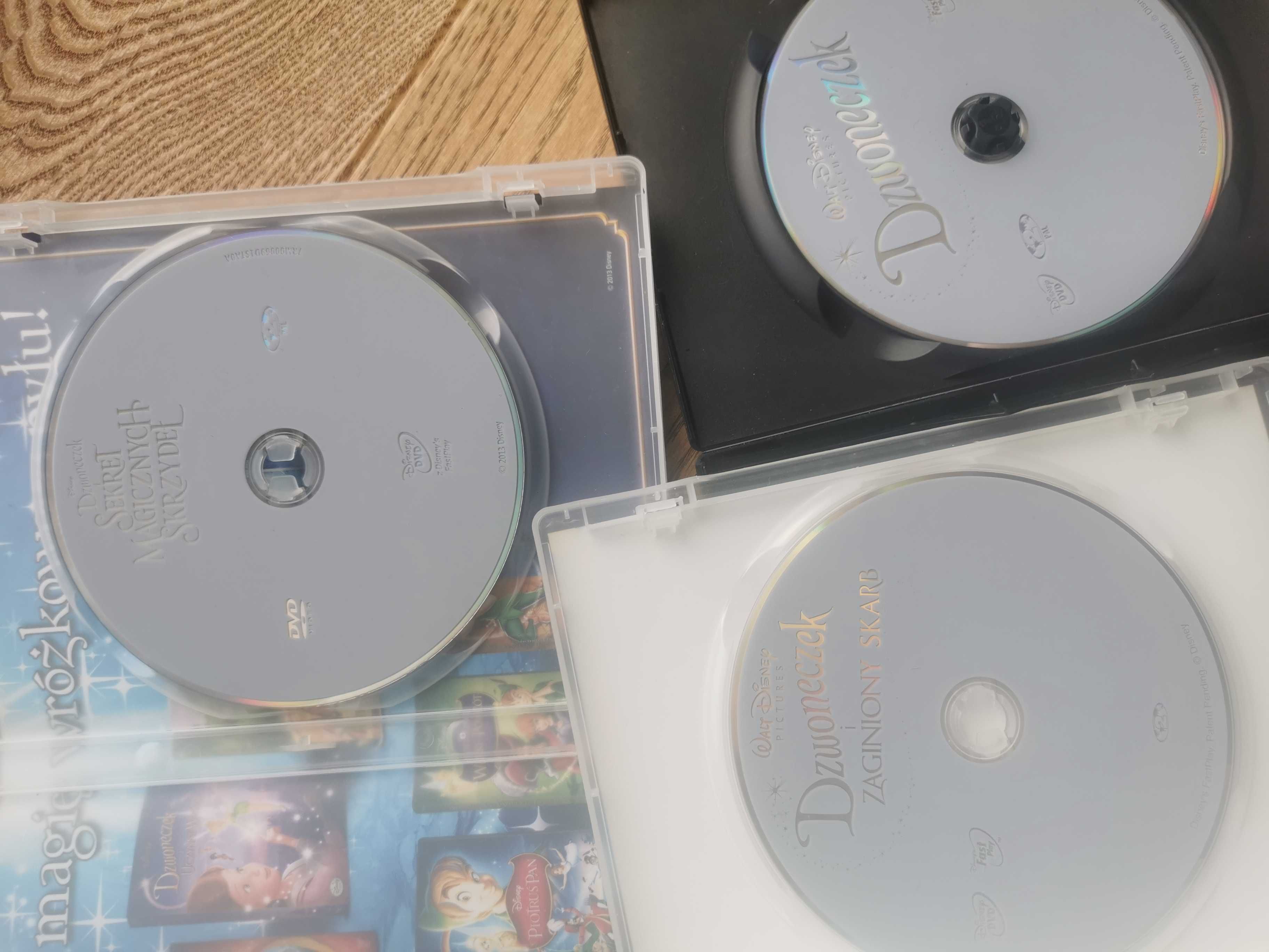 DVD x3 film Dzwoneczek Tinker Bell