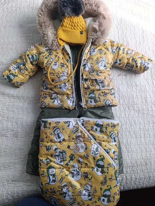 Комбінезон конверт  для хлопчика 68 -74 розмір