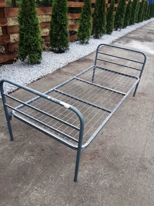 łózko metalowe/stelaż -solidne  ,  Wrocław