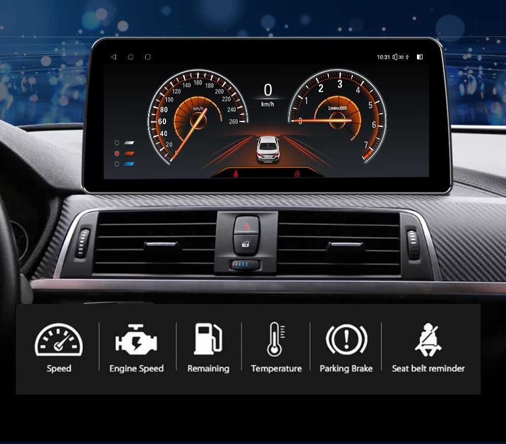 Radio DAB+ GPS WiFi 4G Android CarPlay BMW F30 F31 F34 F32 F33 F80 NBT