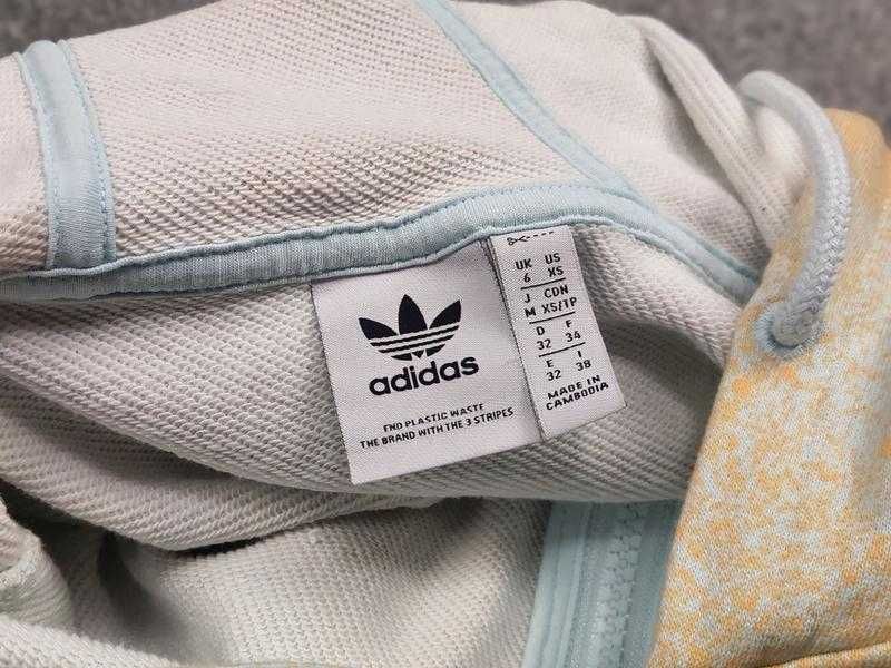 Ідеальне жіноче зіп худі adidas originals allover кофта з капюшоном