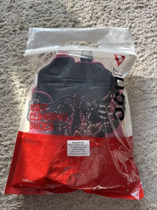 Buty wspinaczkowe dla dzieci 34 - 35 Ocun Ribbit - pink