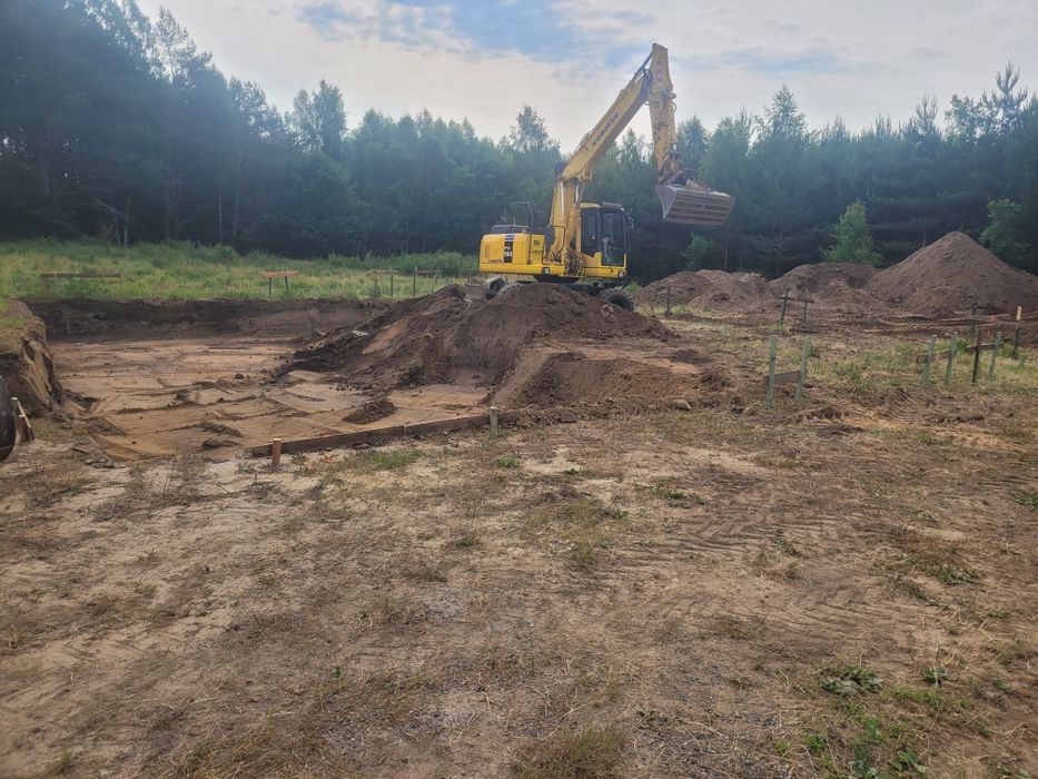 Koparko ładowarka,kołowa,gasienicowa,transport prace ziemne Darłowo