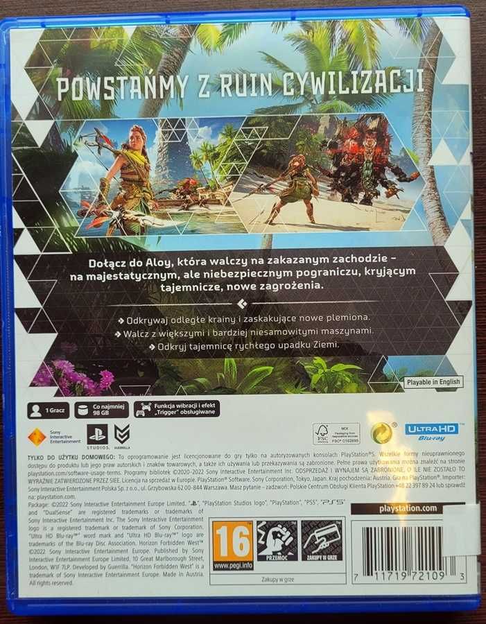 gra - Horizon Forbidden West - PS5 . PL