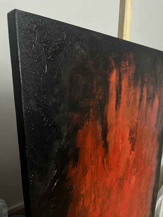 „Żar” - obraz akryl na płótnie 70x100