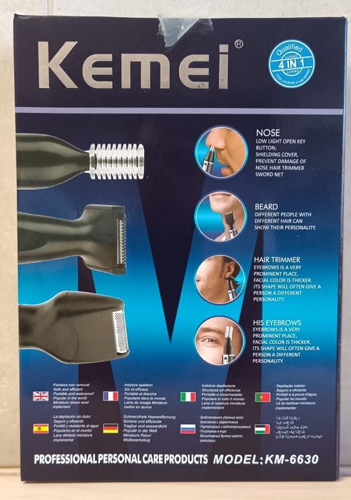 Máquina Aparar Nariz e Sobrancelhas