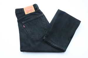 LEVIS 505 W30 L32 męskie spodnie jeansy regular fit jak nowe czarne