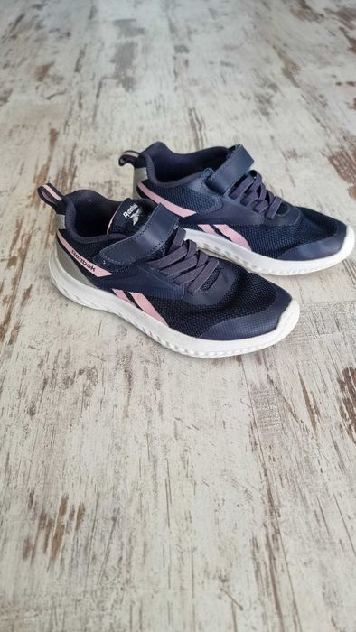 Buty sportowe / adidasy Reebok dla dziewczynki granatowo-różowe r.31