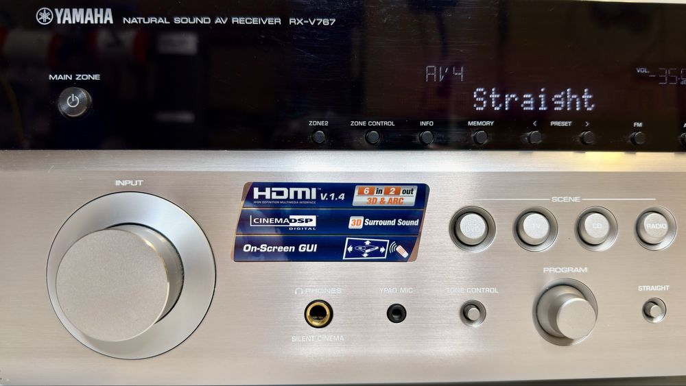 YAMAHA rx-v767 amplituner kina domowego 7.2