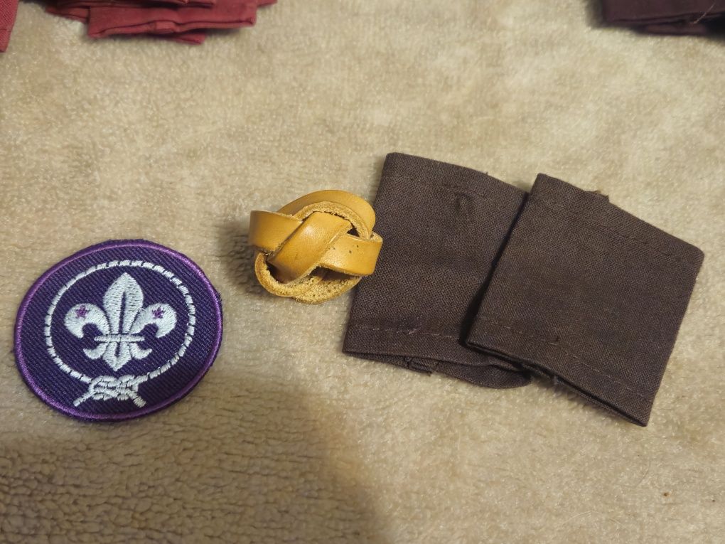 Akcesoria harcerskie zhp ZHR wosm naramienniki getry chusty