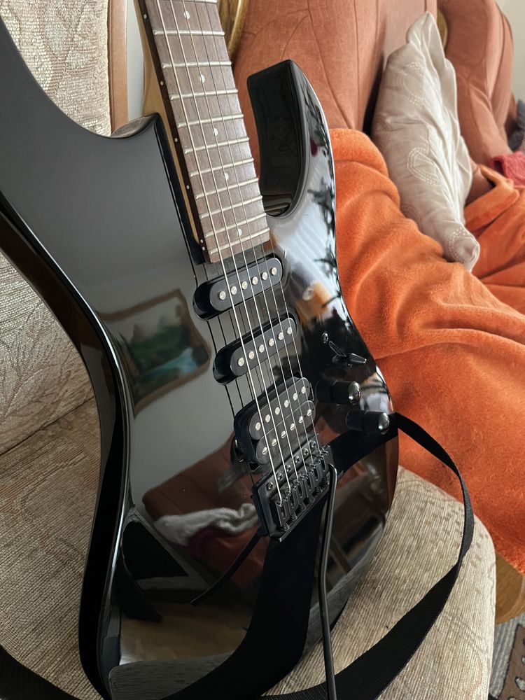 Lag GLE A 66 BLK gitara elektryczna Arkane czarna