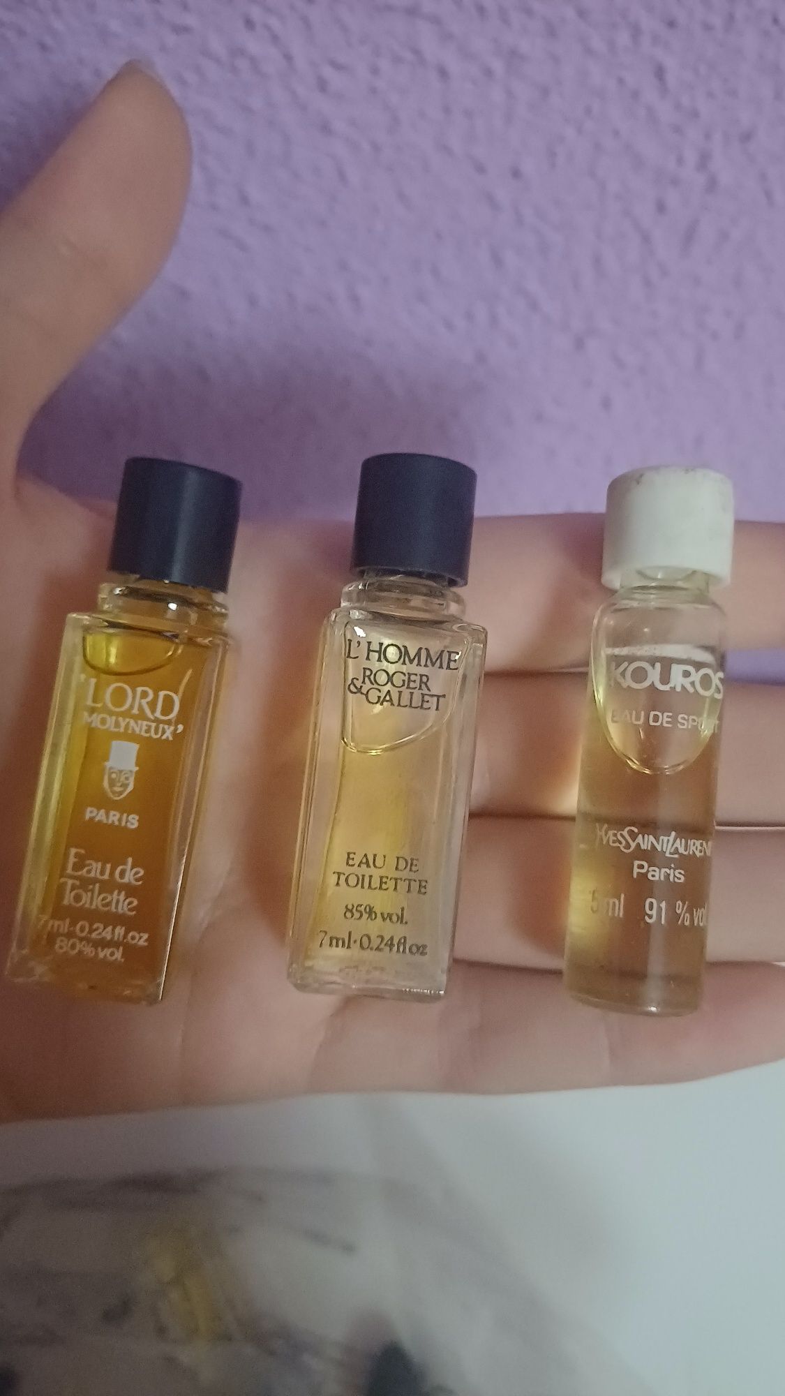 Mini perfumes de homem