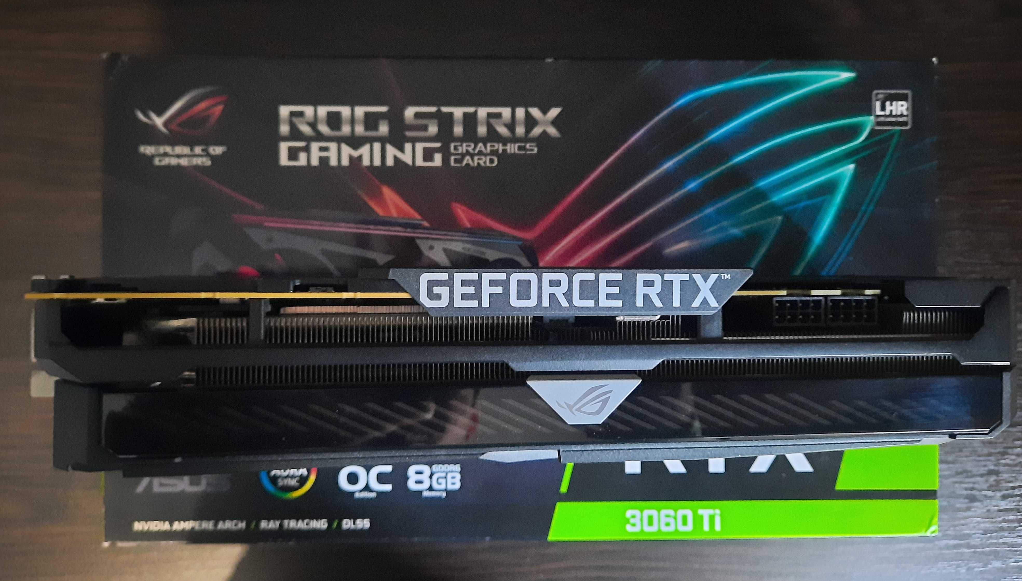 Відеокарта Asus RTX 3060 Ti 8Gb ROG Strix Gaming OC
