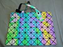 Duża torebka Geometric Odblaskowa Nowa 42 x 31 cm