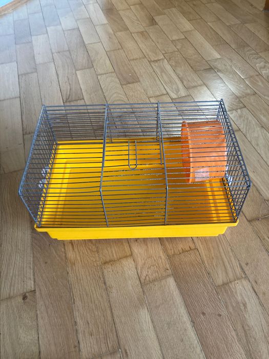 Zestaw 2 klatek na gryzonie + dodatki