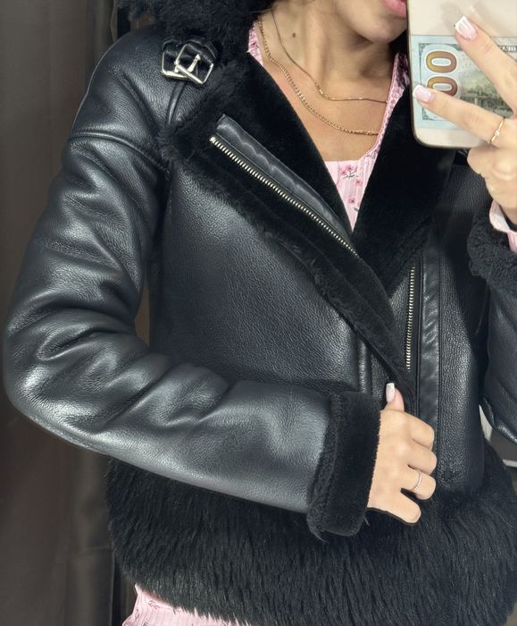 Дубленка , кожаная куртка с мехом , шубка , дублянка