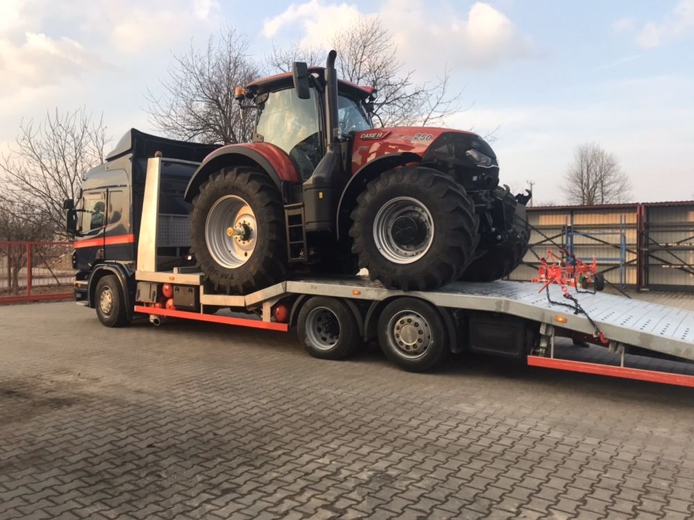 autolaweta transport ciągnika maszyn budowlanych rolniczych HDS