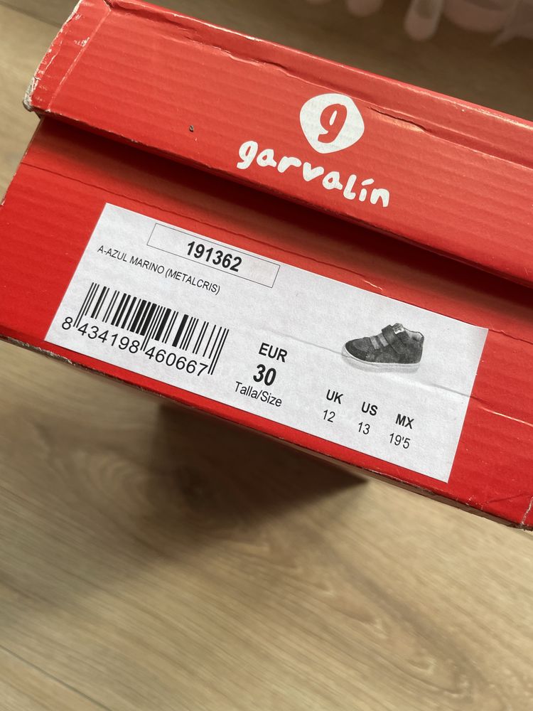 Garvalin botki sneakersy polbuty buty skorzane 30 nowe