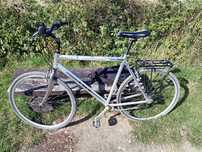 Rower męski, koła 28" aluminiowa rama