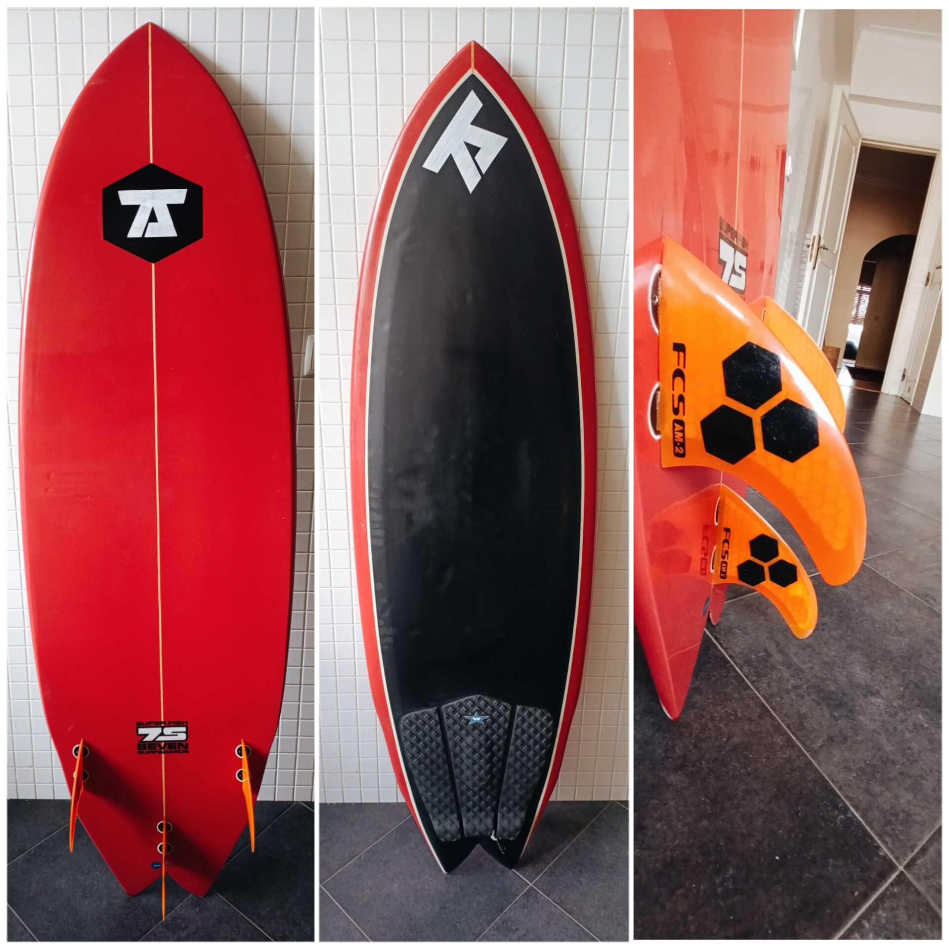 7S SurfBoards - 5'6" x 20" x 2"3/8 - 27,5L
Super Fish Model