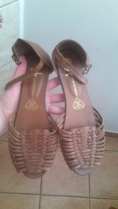 skórzane sandały damskie rozmiar 42,5