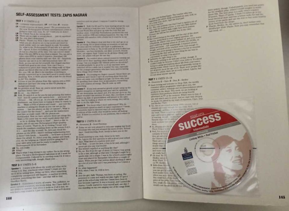 Angielski - Matura Success Intermediate zestaw SB + WB