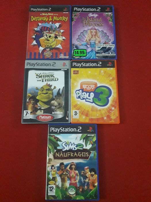 lote de jogos PlayStation 2