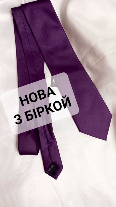 Винтажный галстук в принт ШЕЛК краватка чоловіча