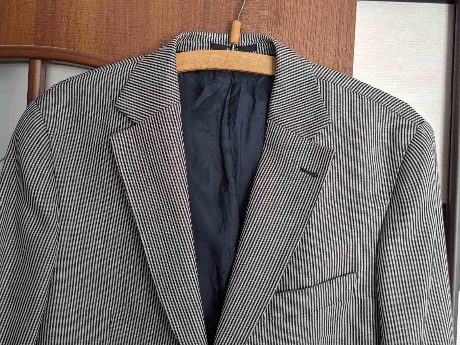 Брендовый мужской пиджак BUGATTI /р.42/XL/ нат.шерсть (ориг.,Германия)
