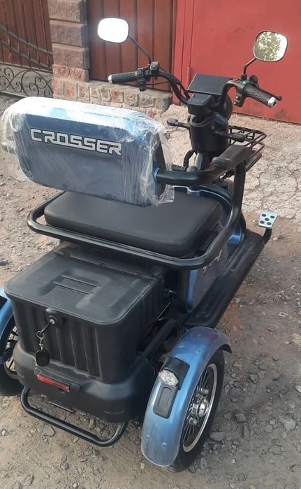 Электротрайк Crosser Кроссер TR - 1 електровелосипед 600 вт 72В20А

Ис